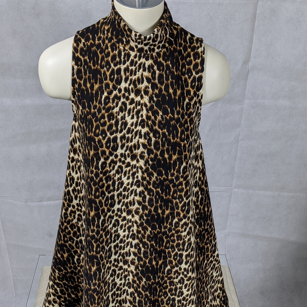 Haute Apparel animal print dress medium